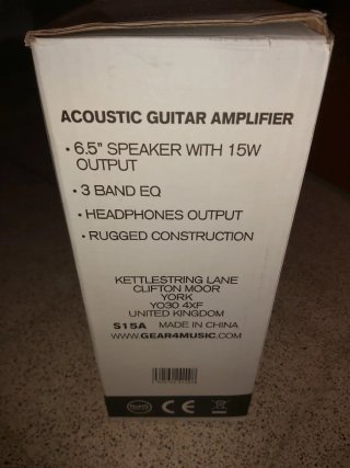 Amplificador Guitarra Gear4music 15W