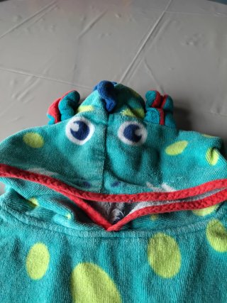Capa de baño infantil dinosaurio