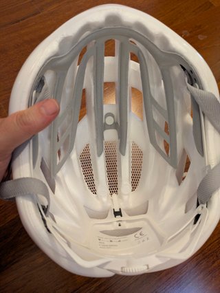 Casco ABUS AIRBREAKER PURE WHITE talla L