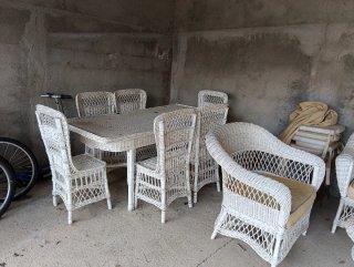 Conjunto Muebles Jardín Ratán