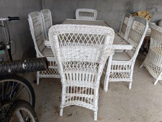 Conjunto Muebles Jardín Ratán