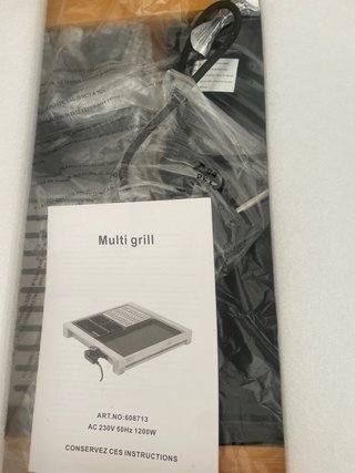 Multi Grill Parrilla Eléctrica Multifunción