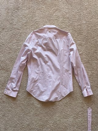 Camisa RICHMOND Talla 52 XL Rayas Rosas