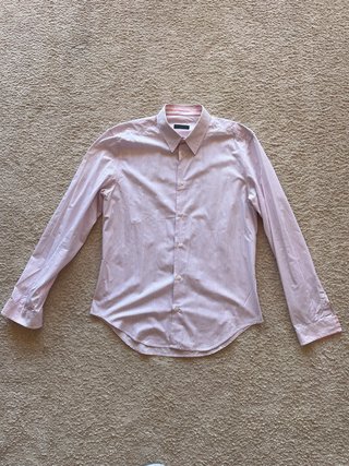Camisa RICHMOND Talla 52 XL Rayas Rosas