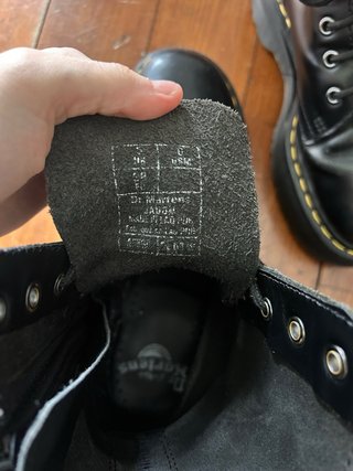 Botas Dr. Martens negras Cuero Blando