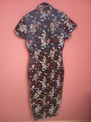 Vestido japonés dragones talla S