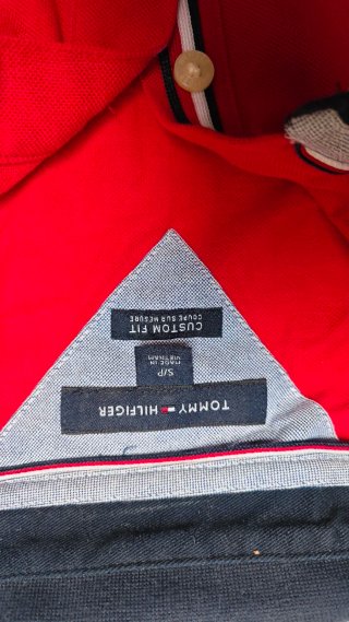 Polo Tommy Hilfiger Rojo Talla M