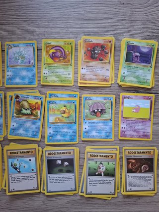 58 carte Pokémon Serie Fossil ITA