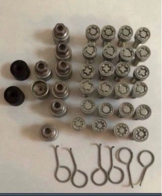 TORNILLOS ANTIRROBO VW GOLF AUDI Q5 VW T5T6.1 CADY