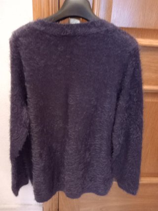 Jersey Peludo Azul Oscuro Talla XL