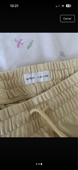 Pantalón chándal amarillo
