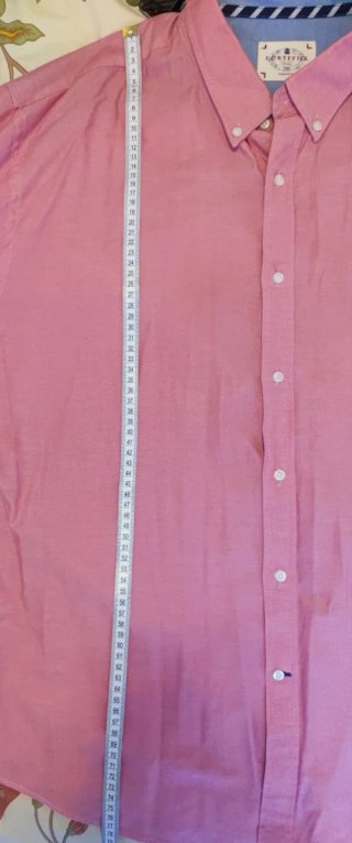 Camisa rosa Cortefiel Talla XXXL