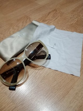 Gafas de sol Christian Dior mujer beige