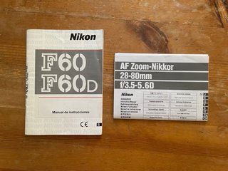 Nikon F60 + Objetivo 28–80