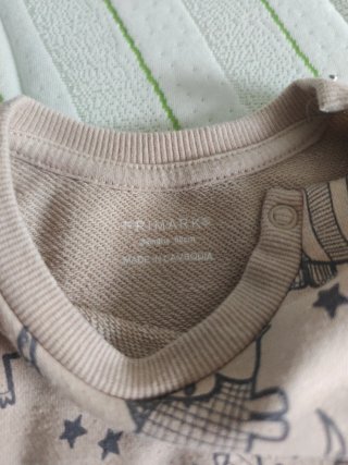 2 Chándals Bebé Primark 3-6 Meses Dinosaurios