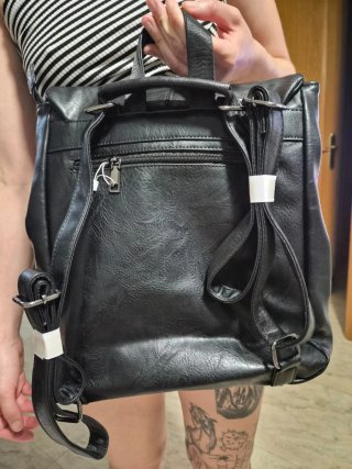 Mochila polipiel negra