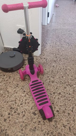 Patinete infantil 3 ruedas rosa