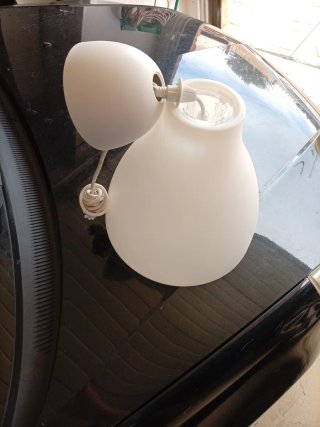 Lámpara de techo Melody (Ikea) colgante blanca