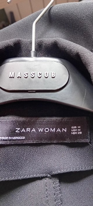 Abrigo Zara Negro Talla M