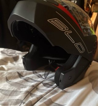 Casco de moto BLD con visor TSS