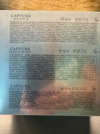 Dior Capture Sculpt 10 Skincare