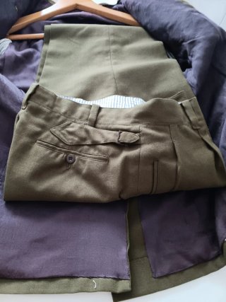 Traje militar de alferez antiguo