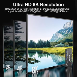 Conmutador KVM HDMI 8K 60Hz