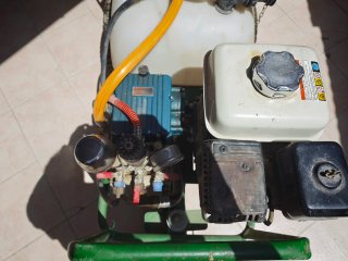 Cuba fumigar 100 litros Honda 160 bomba 45 bares