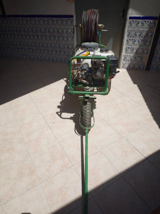Cuba fumigar 100 litros Honda 160 bomba 45 bares