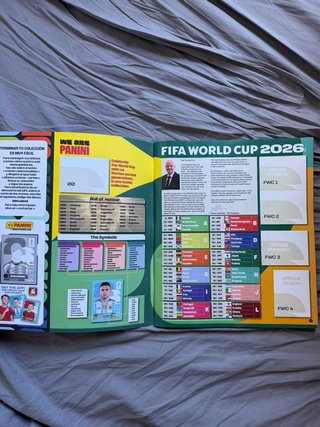 Álbum Panini Mundial 2026 Vacío Nuevo