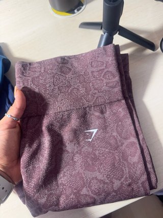 Leggings Gymshark efecto piel de serpiente