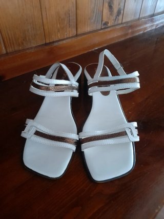 Sandali donna vera pelle Made in Italy n.39