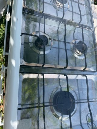 Horno de gas con placa de butano