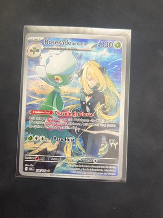 Carta Pokémon Roserade de Cintia 184/182