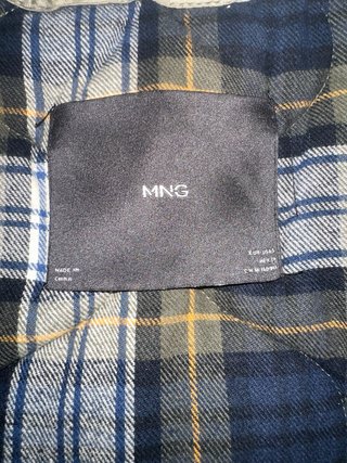 Parka verde Mango mujer