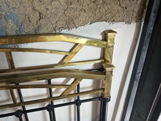 Estructura Cama Forja y Latón