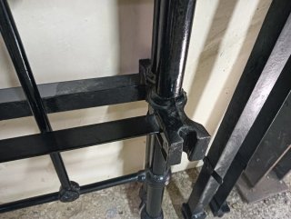 Estructura Cama Forja y Latón