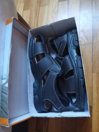 Sandalias Morxiva Hombre Talla 45 Marrón