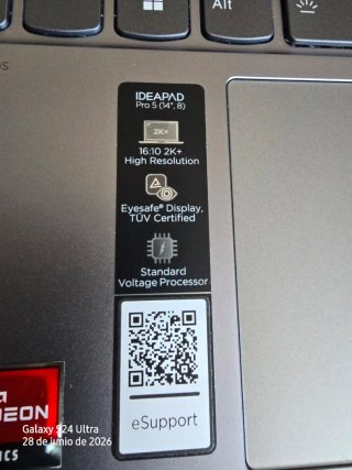 Lenovo PRO 14 AR P8 Portátil 512GB SSD 16GB