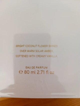Perfume " SECRET HIDEAWAY" ZARA 80 ML.