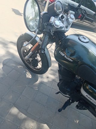 Hanway 125 Cafe Racer Verde