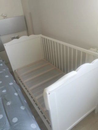 Cuna Smagora blanca IKEA