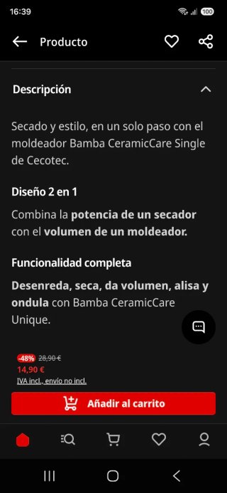 Cecotec Bamba IoniCare 5000 Air 4 en 1