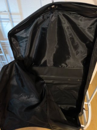 Funda de viaje para trajes negra