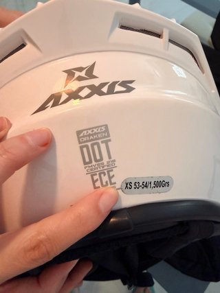 Casco Moto Nuevo Talla XS Blanco