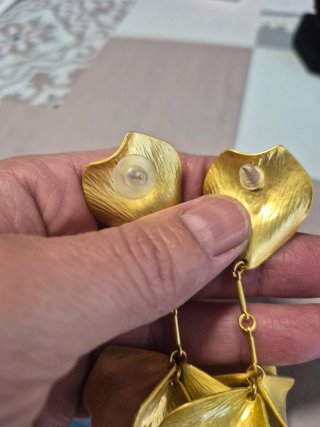 Pendientes Zara Dorados Acero