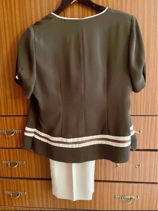Traje de chaqueta beige