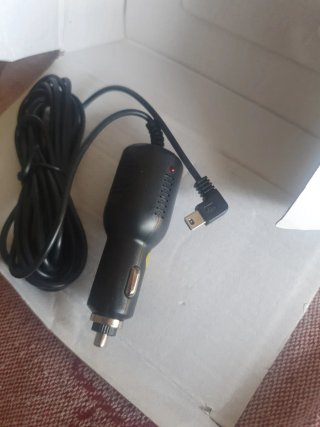 Cargador Coche GPS Negro