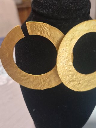 Pendientes Aro Zara Dorados