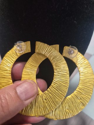 Pendientes Aro Zara Dorados